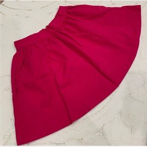 Kate Spade Hot Pink Flare Skirt XS